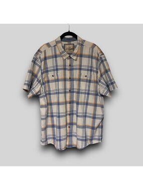 Vintage Outdoor Life Men's Plaid Button-Down Shirt Size XXL EUC Country Casual